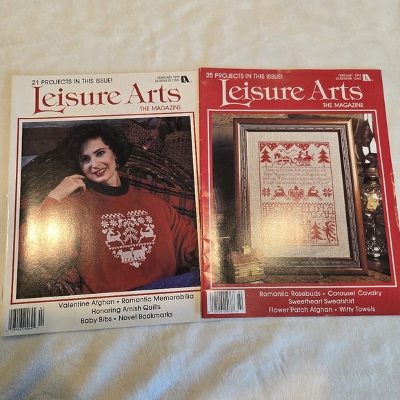 Leisure Arts the magazine 14 issues vintage Late 1990's cross stitch/crafts/home - Picture 8 of 8